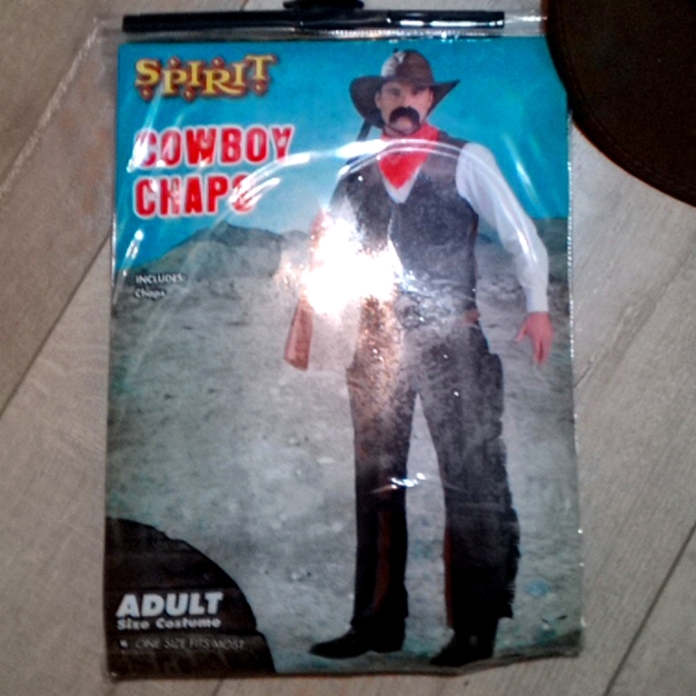 Spirit brand Cowboy Chaps & Hat